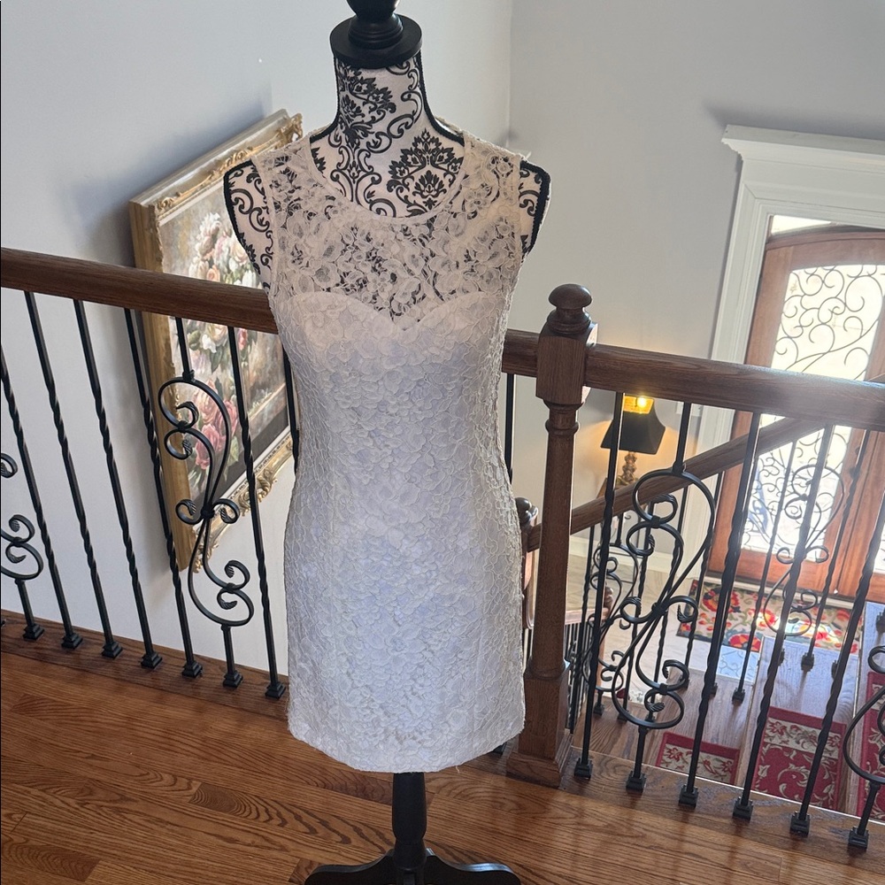 Lilly Pulitzer White Lace Mini Dress